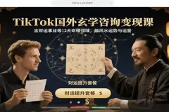 TikTok玄学咨询变现课：12大命理领域跨境运营课程