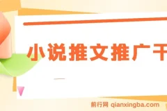 蛋花小说拉新玩法：小说推文推广干货