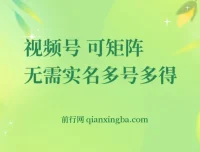 视频号电脑撸金项目资料