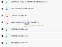 选科报志愿核心资源合集