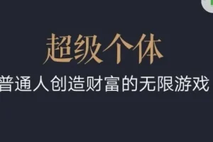 超级个体翻盘指南：普通人的财富与成长课程