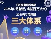 薛辉《三大体系成就百万大V》营销课程（2025年7月新版）