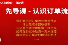 熊猫交易学社黄金VIP系统课：SMC订单流