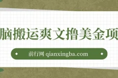 国内爽文搬运赚美金项目：简单操作指南