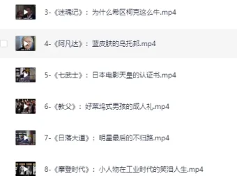 焦雄屏世界电影20大名作赏析课程