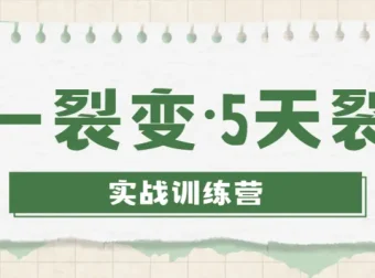 零一裂变5天裂变实战训练营