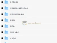C语言程序设计8大板块系统学习课