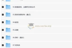 C语言程序设计8大板块系统学习课