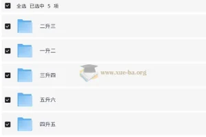 学霸的暑假：小学数学计算暑期大通关（人教版）