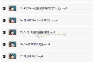 60堂家庭教育宝典：实用育儿技巧课程