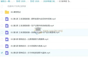 林森2026高三化学一轮A+尖端S冲顶秋季班