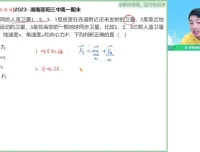 鲜朝阳亲授高一物理尖端班：天体/机械能/电场专题突破