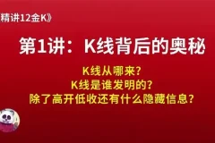 熊猫交易学社黄金VIP系统课：12金K精讲
