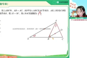 李爽初二数学人教版2023秋季A+班资料：笔记与视频