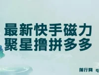 快手磁力聚星撸拼多多玩法教程