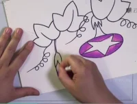 儿童蜡笔画入门13课：水果花卉绘画教程