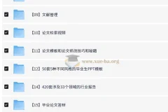 2025毕业论文与毕业答辩精选资料集