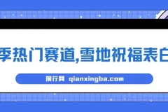 冬季雪地祝福表白项目：AI自动生成与变现指南