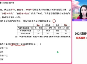 王群2024高一地理春季班：人文地理重难点精讲