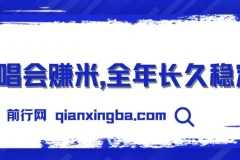 演唱会赚米项目：高利润娱乐新风口