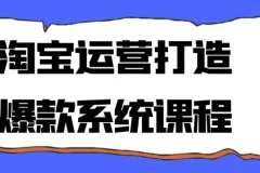 淘宝运营爆款打造系统课程