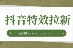 抖音特效君拉新项目：拉新玩法与审核技巧