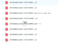 火遍抖音的初中全科知识点干货精品汇总资料【完整版】