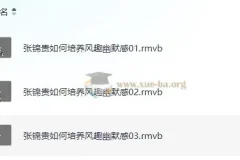 张锦贵《如何培养风趣幽默感》课程