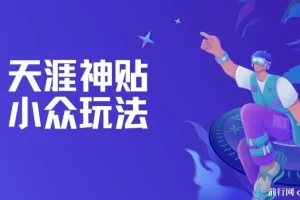 天涯神贴小众玩法教程：冷门赛道的赚钱秘籍