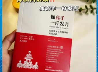 《像高手一样发言：七种常见工作场景的说话之道》好好说话的公式和图解