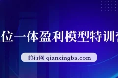 九京五位一体盈利模型特训营