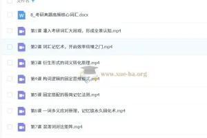 8小时攻克考研英语重难点课程