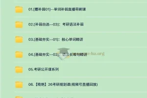 2026年刘晓燕考研英语课程