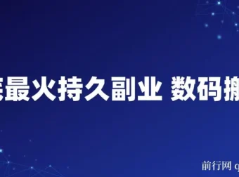 年底最火持久副业：数码搬运项目介绍