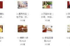 品诺王老师：20套家庭面食面点私房视频课程