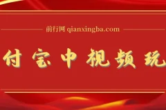 支付宝中视频暴力起号玩法：影视起号获播放量收益