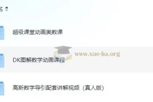 小学数学：DK图解数学+高斯数学导引讲解+超级课堂奥数课程