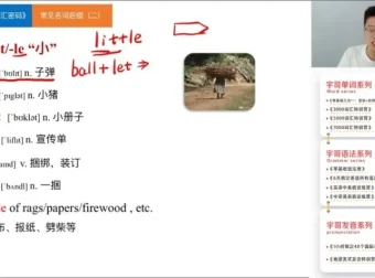 韩宇3000-5000词汇速记课：108节词根词缀通关课程