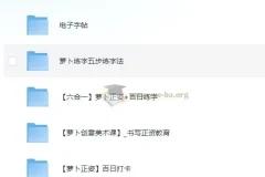 萝卜练字：小学生硬笔书法课