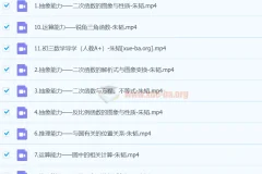 2025朱韬初三中考数学秋季上 – 暑假A+课程