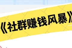 《社群赚钱风暴》课程