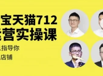 淘宝天猫712运营实操课：全面掌握电商运营关键环节