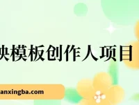 剪映发布模板项目：简单易学，助力小白开启剪辑变现之路