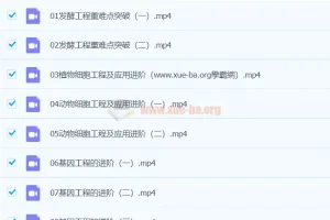 2024高二生物马阳洋春季班课程