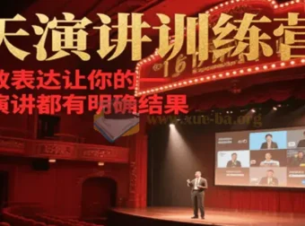 21天在线演讲训练营：程度先生王牌演讲招商课程系统