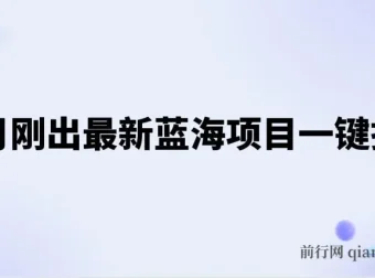 五月最新蓝海项目：一键托管躺赚收益分成课程