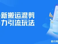 最新B站搬运混剪暴力引流玩法：零基础日引500+精准创业粉