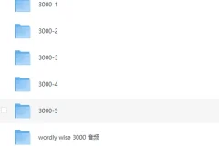 顶级核心词汇外教课《Wordly Wise 3000》（视频+音频）