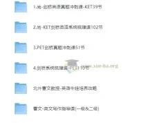 剑桥英语KET PET课程合集：尚教育系列课程