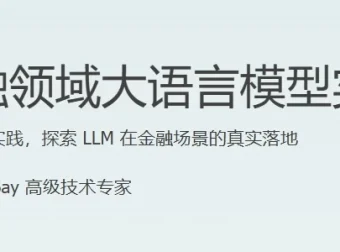 金融领域大语言模型实战课程